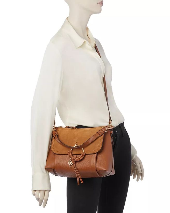 Joan Small Leather & Suede Shoulder Bag_3