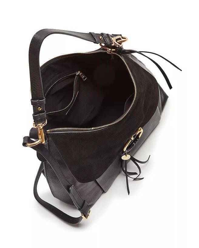 Joan Small Leather & Suede Shoulder Bag_2