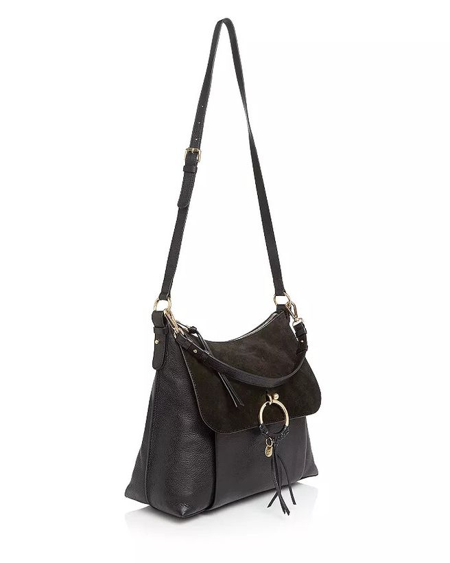 Joan Small Leather & Suede Shoulder Bag_4
