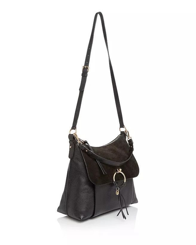 Joan Small Leather & Suede Shoulder Bag_8