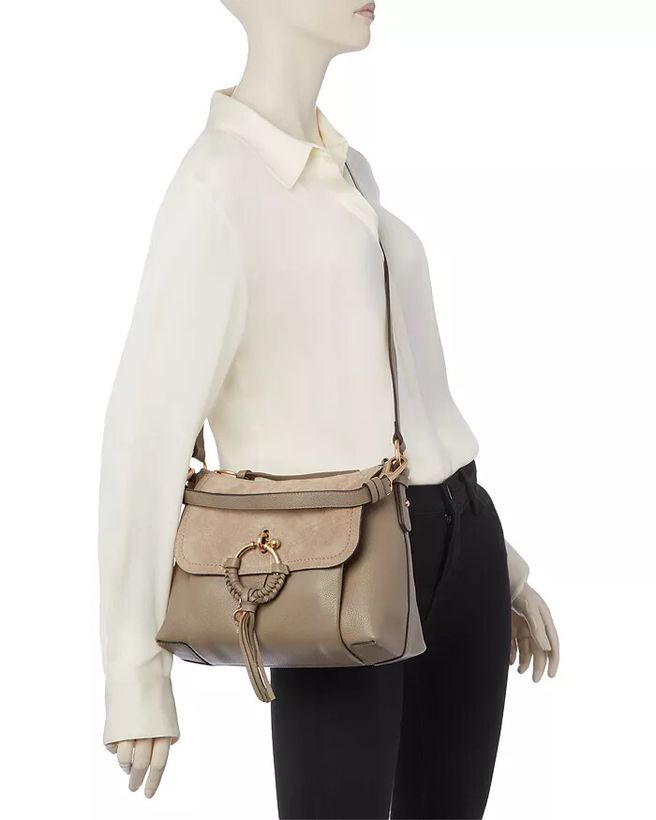 Joan Small Leather & Suede Shoulder Bag_6