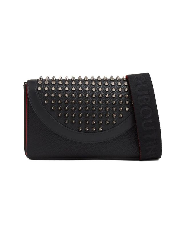 Shoulder Bag With All-over Spikes