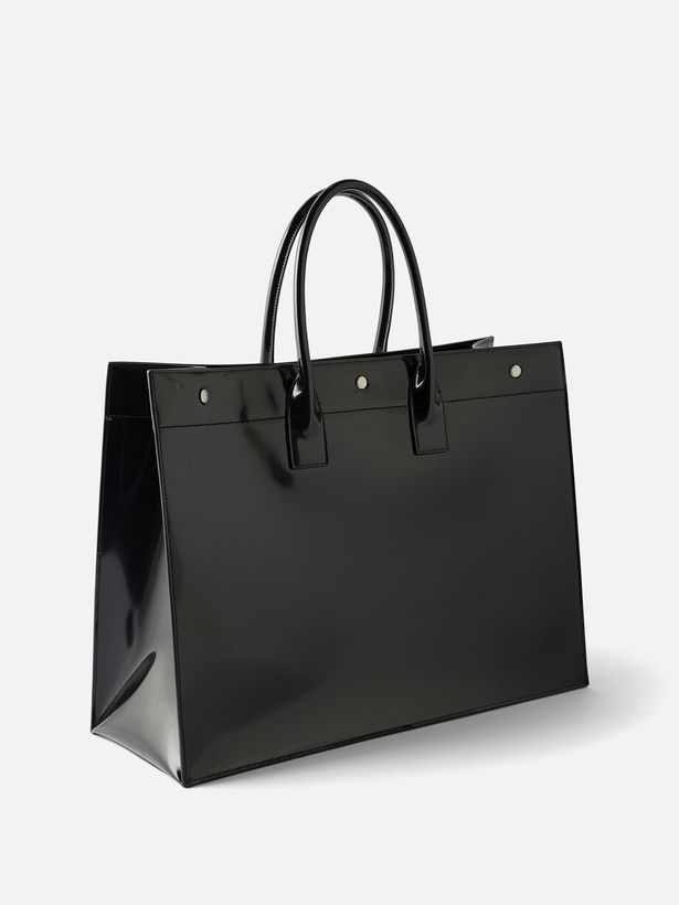 Rive Gauche patent-leather tote bag_3