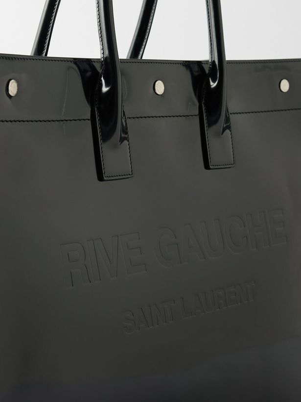 Rive Gauche patent-leather tote bag_5