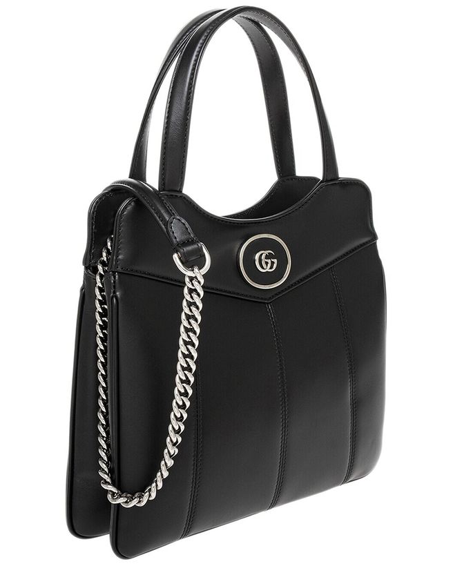 Petite GG Small Leather Tote_3