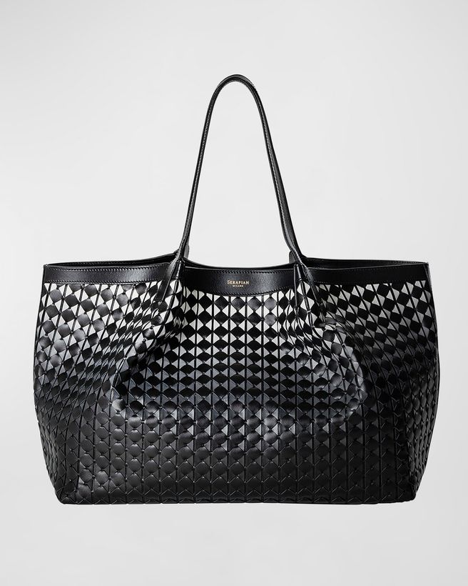 Secret Mosaic Leather Tote Bag_1