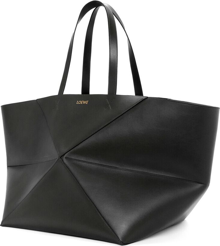 Luxury XL Puzzle Fold Tote in shiny calfskin_2