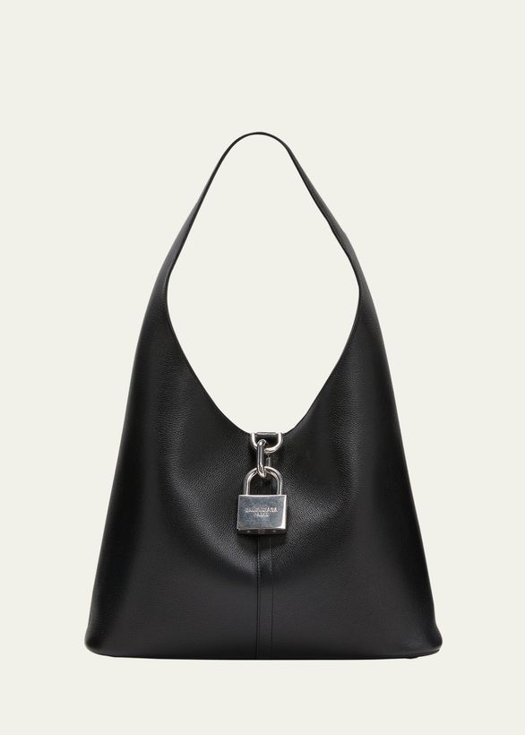 Locker Medium Leather Hobo Bag