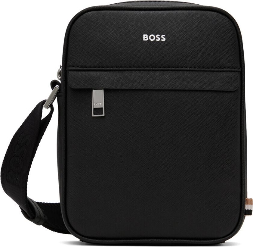 BOSS Black Structured Reporter Bag_4