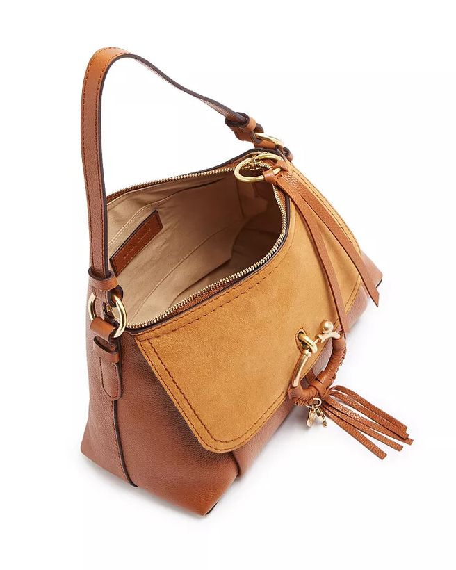 Joan Small Leather & Suede Shoulder Bag_12