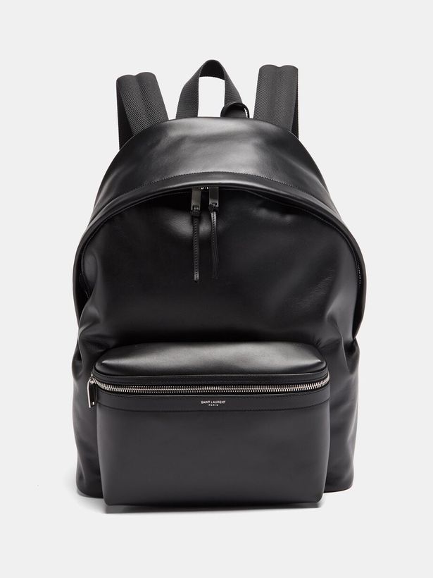 City leather backpack_1