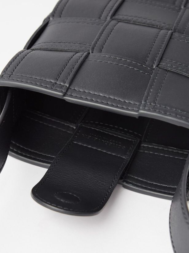 Cassette Intrecciato-leather cross-body bag_5