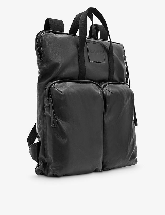 Force multiple-pocket leather backpack_3
