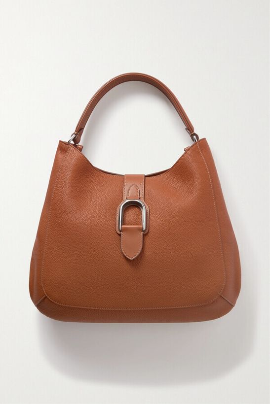Welington Medium Textured-leather Shoulder Bag - Brown_6