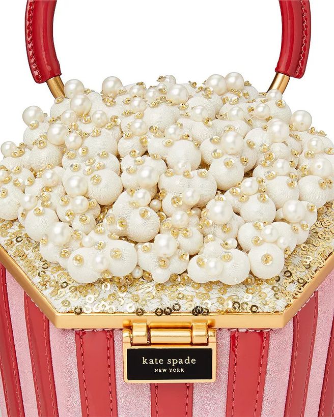 What's Popping Suede and Patent Leather 3D Popcorn Handbag_5