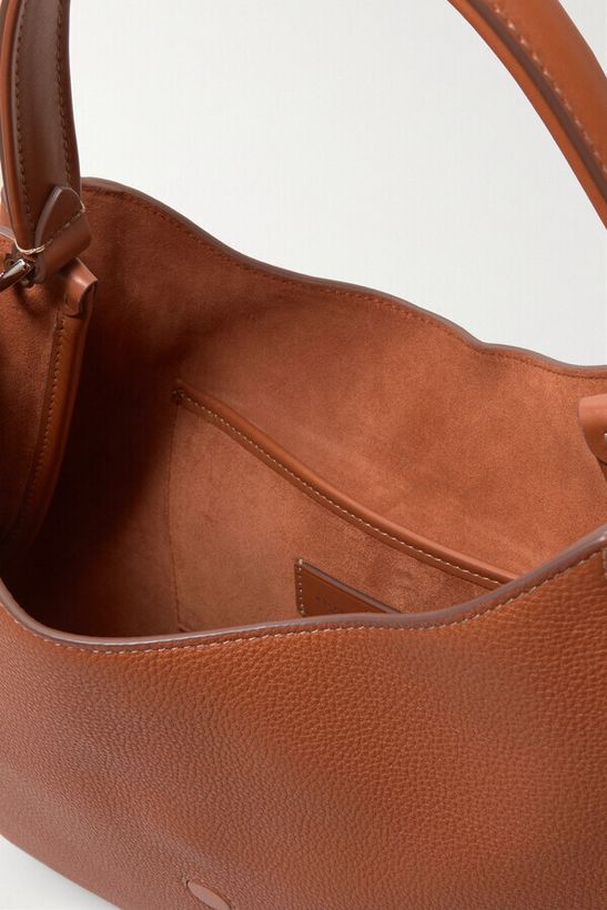 Welington Medium Textured-leather Shoulder Bag - Brown_4