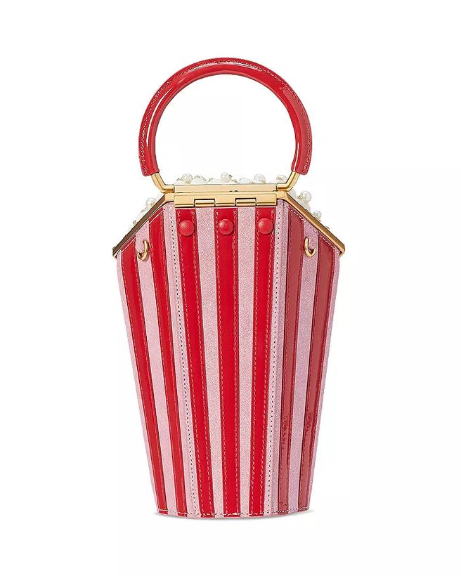What's Popping Suede and Patent Leather 3D Popcorn Handbag_4