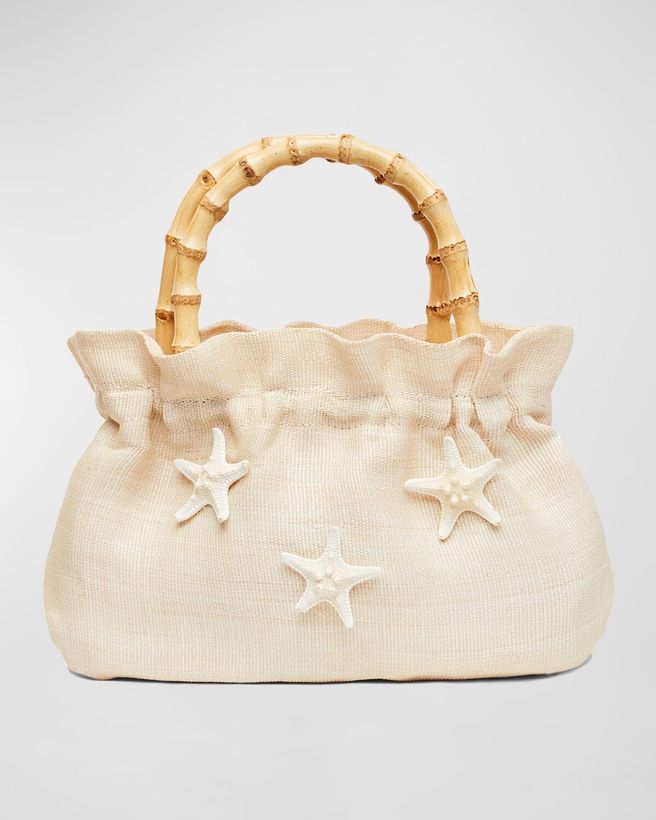 The Peyton Starfish Pouch Top-Handle Bag