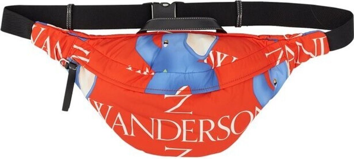 JW Anderson Logo-Printed Zipped Belt Bag
