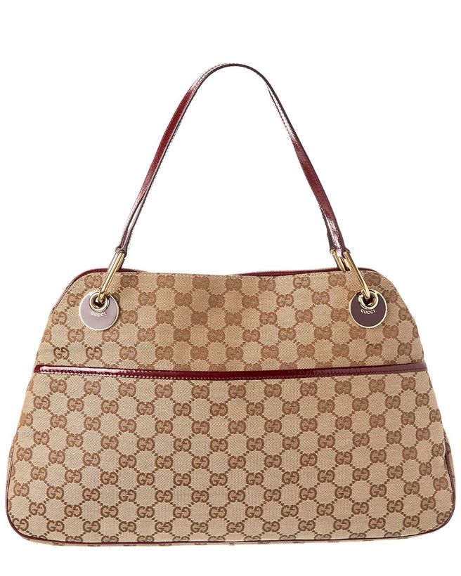 Beige GG Jacquard Tote (Authentic Pre-Owned)_2