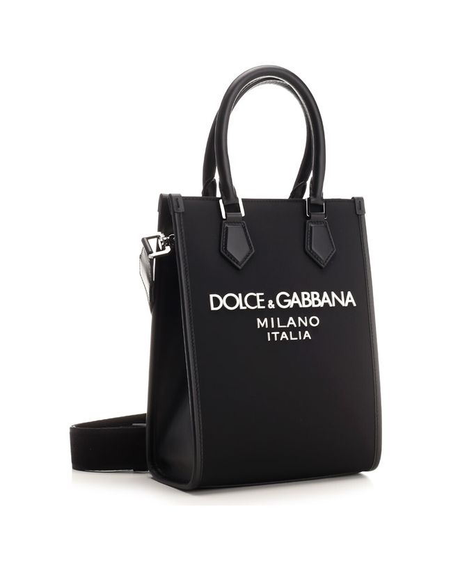 Small Shopping Bag With Rubberized Logo_2
