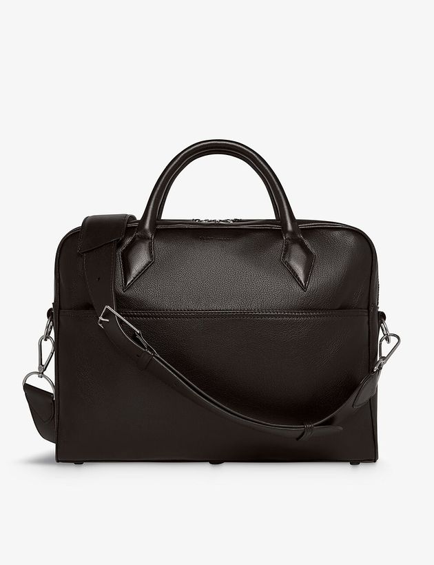Closer Slim leather briefcase