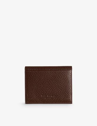 Pannal colour-block leather bi-fold cardholder