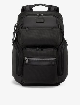 Nomadic zip-pocket padded-back nylon backpack