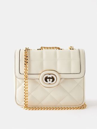 Deco mini quilted-leather cross-body bag