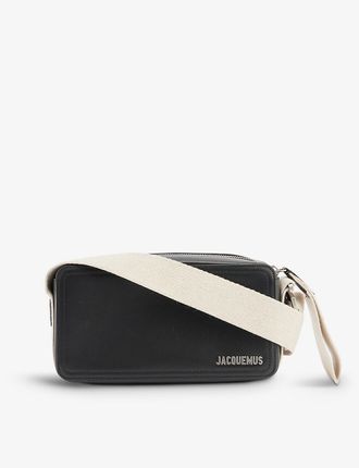 Le Cuerda Horizontal brand-plaque leather cross-body bag