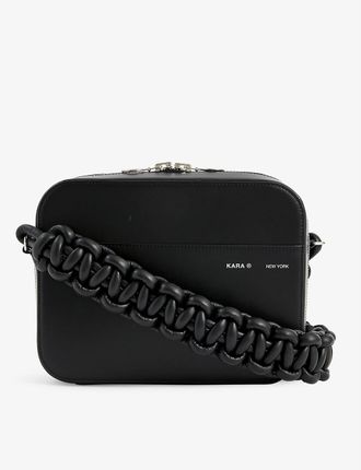Cobra XL leather cross-body camera bag