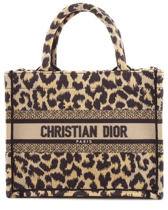 Pre-Owned Dior Neutral & Print Mizza Embroidered Canvas Small Book Tote (Authentic Pre-
Owned)