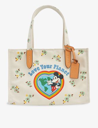Disney x Coach recycled canvas tote bag