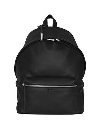 City Backpack In Matte Leather