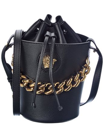 La Medusa Leather Bucket Bag