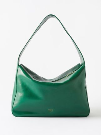 Elena leather shoulder bag