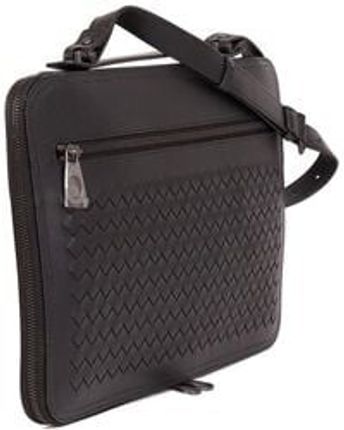 Women's Black Leather Briefcase