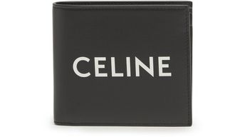 Bi-fold wallet with coin in smooth calfskin