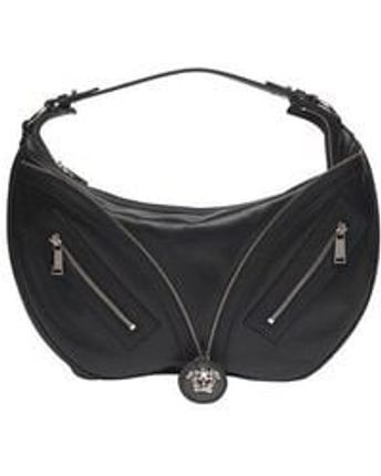 Women's Black Medusa Small Hobo Bag