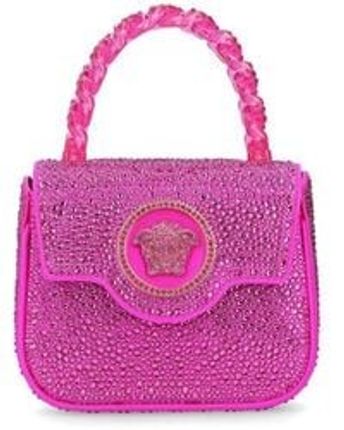 Women's Pink La Medusa Embellished Mini Tote Bag