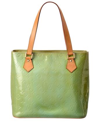 Baby Green Monogram Vernis Leather Houston (Authentic Pre-Owned)