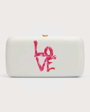 Finley Love Clutch Bag w/ Chain Strap