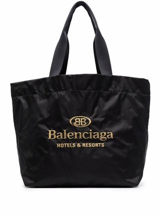 Hotel embroidered tote bag