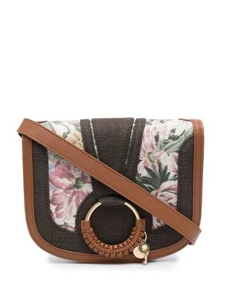 See By Chloe Hana Canvas & Leather Shoulder Bag In Multi