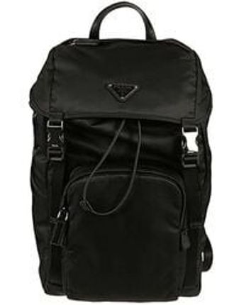 Men's Black Re-nylon Backpack