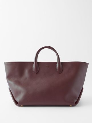 Amelia medium leather tote bag
