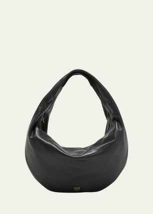 Olivia Medium Leather Hobo Bag