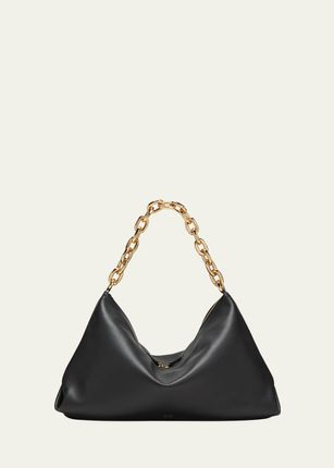 Clara Chain Leather Shoulder Bag
