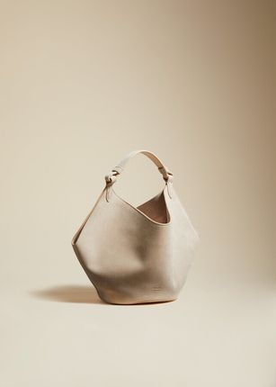 The Mini Lotus Bag in Coco Suede