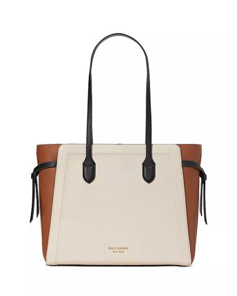 Knott Large Color Block Leather Tote